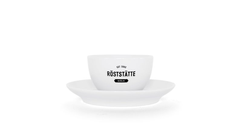 Walküre Filterkaffeetasse mit Röststätte Logo