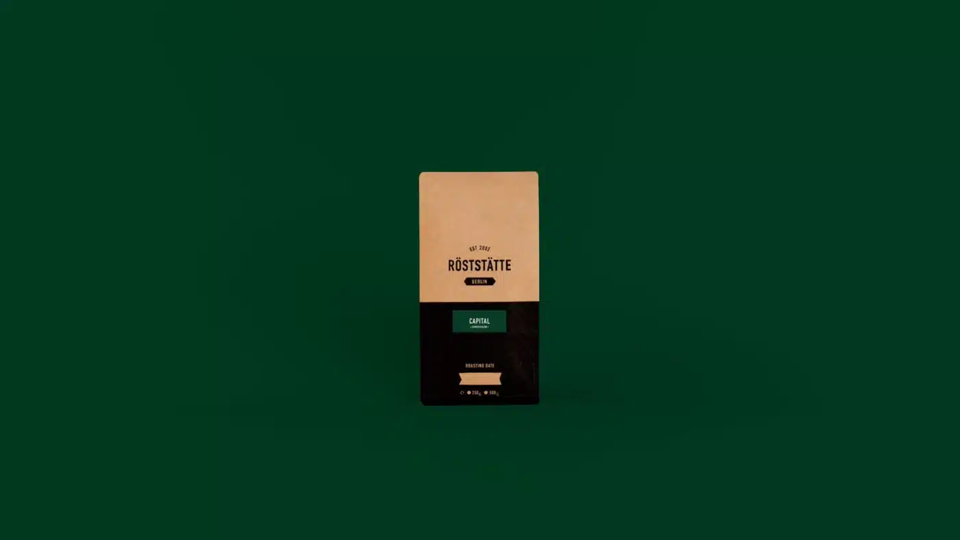 Schaltfläche zum Kauf von kompostierbaren Kaffeekapseln von Röststätte Berlin