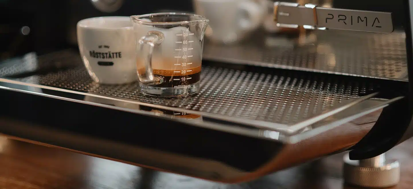 Espresso für deine Firma: Eagle one Prima Maschine im Close-up