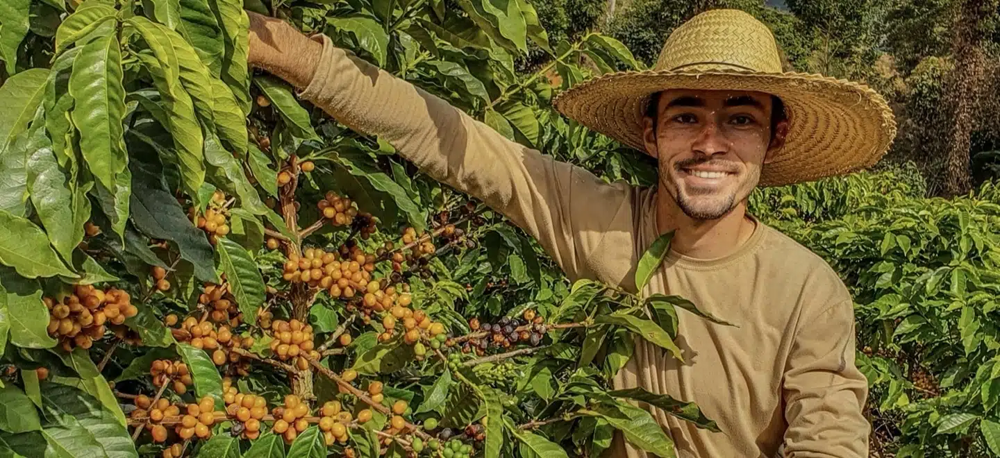 Kaffeefarmer im Interview: Fabiano Diniz auf seiner Plantage.